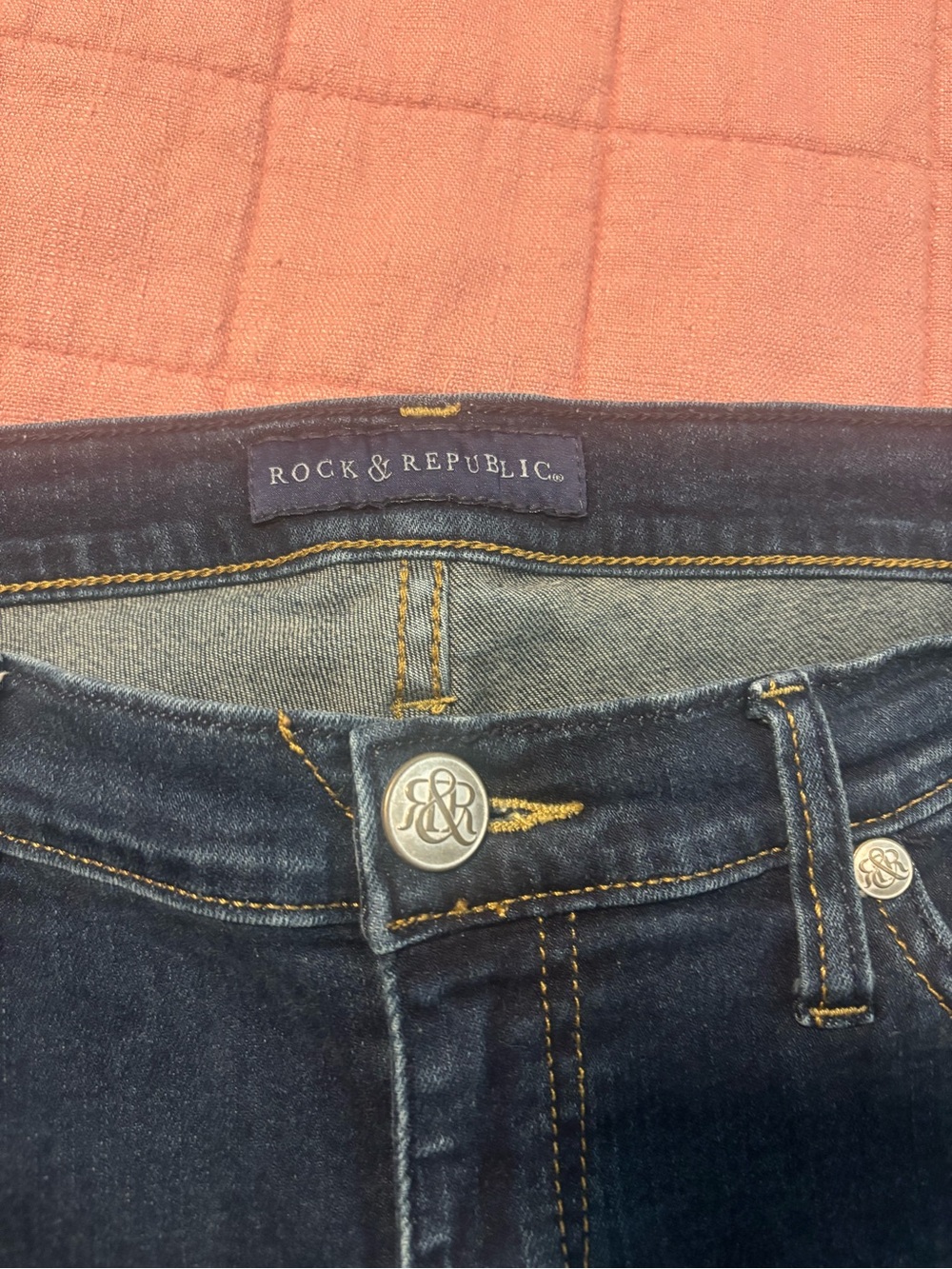 Rock & Republic Women's Dark Blue Denim Jeans